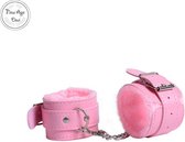 Pluche Handboeien - Roze handboeien  - pluche - BDSM - Beginners - Comfortabel - Fluffy - Verstelbaar, New Age Devi