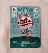 Amiibo animal crossing new horizons origineel Eu Kabuki 037 kaart
