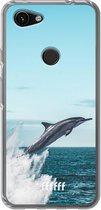 6F hoesje - geschikt voor Google Pixel 3a -  Transparant TPU Case - Dolphin #ffffff