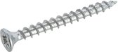 Forch- Spaanplaatschroef - 4  x 35 -  voldraad - kruiskop -500 stuks
