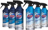 Glorix hygiënische spray badkamer 3x 500ml + hygienische spray bleek 3x 500ml