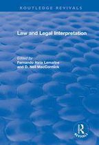 Routledge Revivals - Law and Legal Interpretation