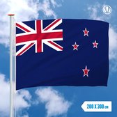 Vlag Nieuw-Zeeland 200x300cm - Glanspoly