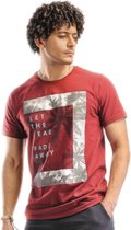 Embrator mannen T-shirt Fade Away donkerrood maat 3XL