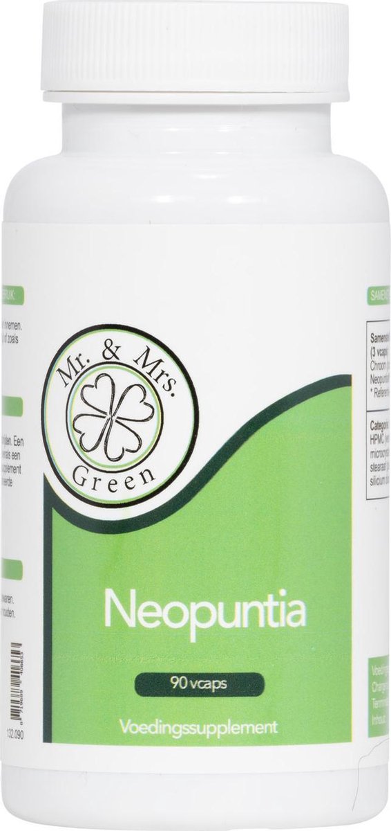 Goedkoopste Mr. and. Mrs. Green Vetblokker - Neopuntia - 90 Capsules