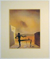 Poster in dubbel passe-partout - Salvador Dali - Lo spettro di Vermeer - 50 x 60 cm