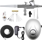 Gohelper® Airbrush Compressor Set – Compleet met Airbrush Pistool en reiniging set