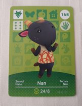 Amiibo animal crossing new horizons origineel Eu Nan 168 kaart