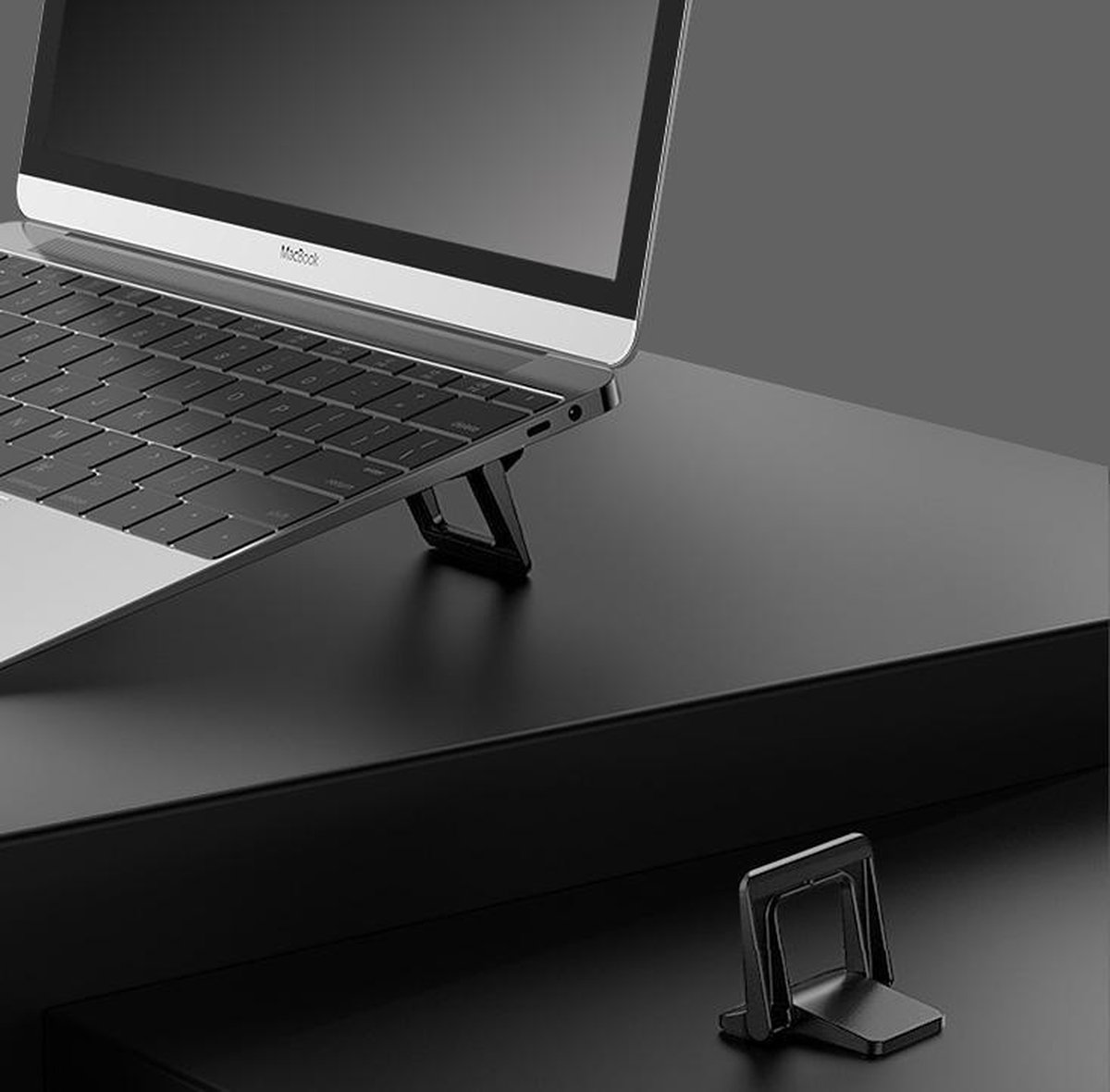 Laptop standaard opvouwbaar - Laptop standaard inklapbaar - Laptop cooling stand - Geschikt voor iedere laptop