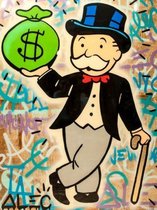 Alec Monopoly Classic Poster 22 - 40x60cm Canvas - Multi-color