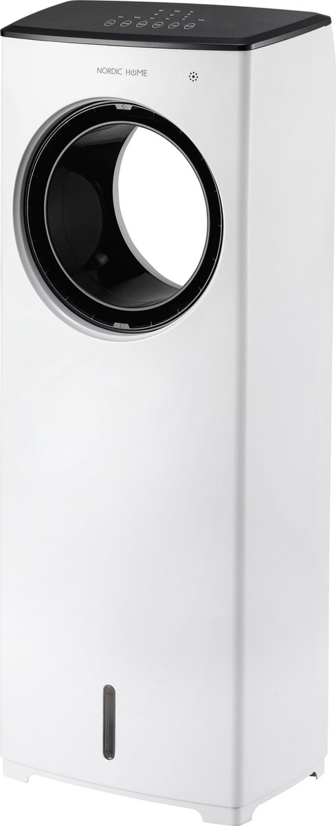 Nordic Home FT-543 Bladeless ventilator cooler met afstandsbediening - Wit/Zwart