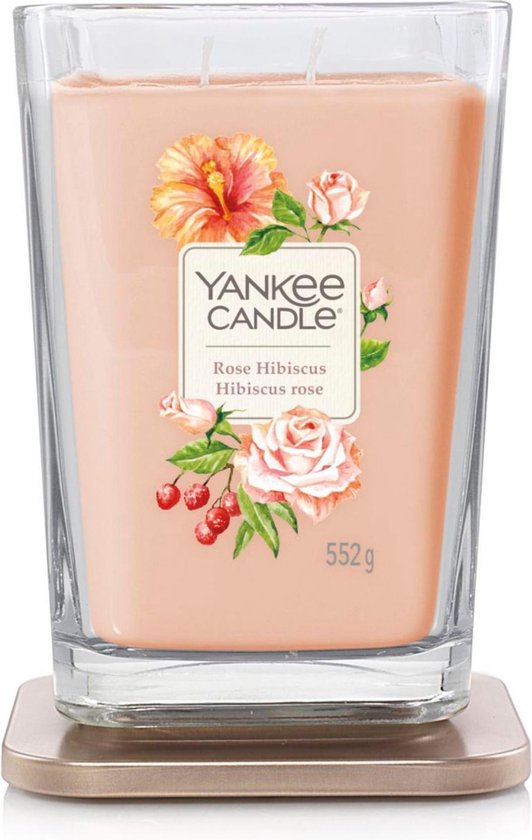 Yankee Candle Elevation Large Geurkaars - Rose Hibiscus