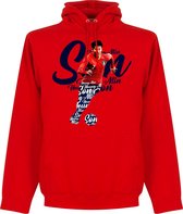 Son Zuid Korea Script Hoodie - Rood - 104