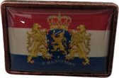Pin Nederlandse vlag met wapen
