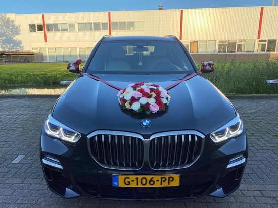 ADORIA Luxe Trouwauto Versiering - Autodecoratie Bruiloft Huwelijk -  Bloemstuk voor op... | bol.com