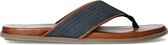 Sacha - Heren - Blauwe nubuck slippers - Maat 44