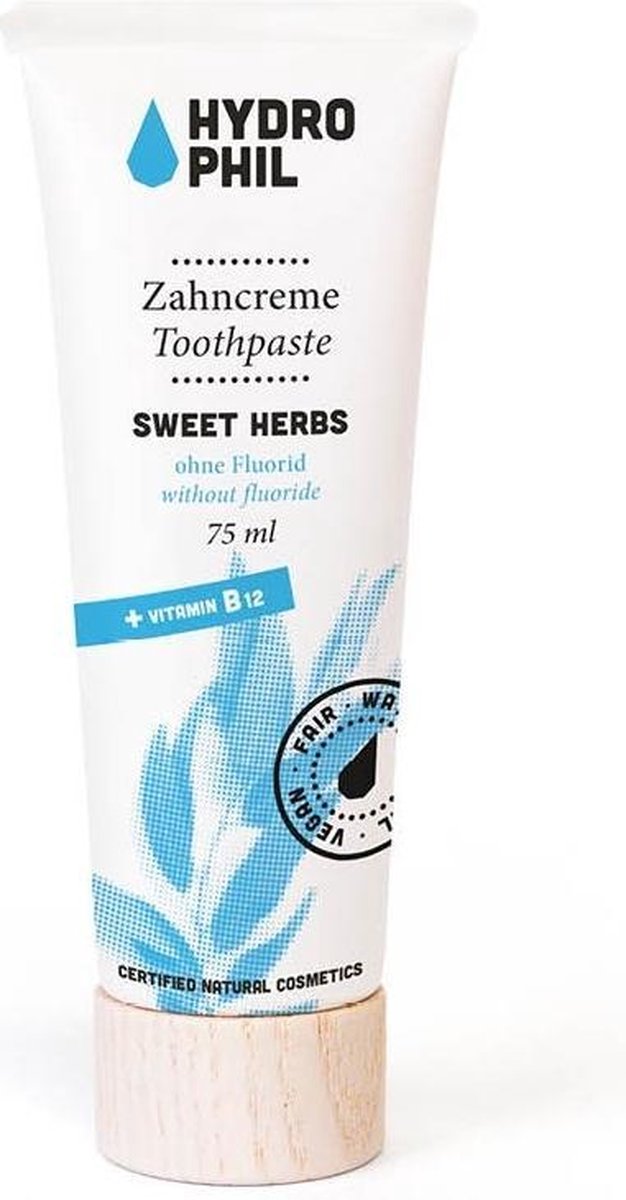 Goedkoopste Hydrophil Tandpasta Met Fluoride Zoete Kruiden 75 ml