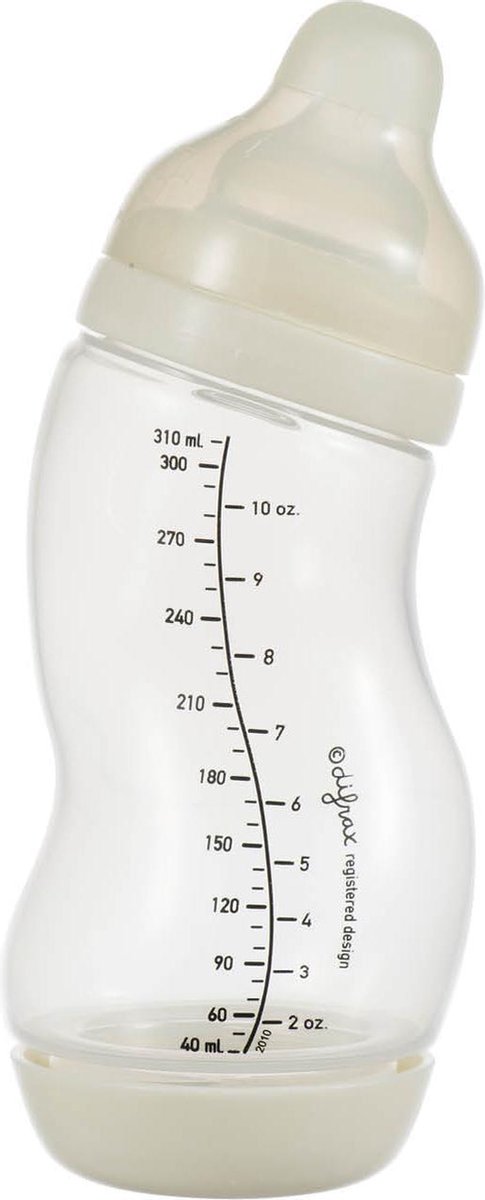 Inefficiënt drie Prooi Difrax Babyfles 310 ml Wide - S-fles - Anti-Colic - Crème - 1 stuk | bol.com