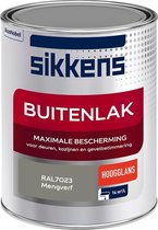 Sikkens Buitenlak - Verf - Hoogglans - Mengkleur - RAL7023 - 1 liter