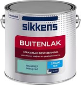 Sikkens Buitenlak - Verf - Zijdeglans - Mengkleur - RAL6027 - 2.5L