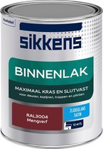 Sikkens Binnenlak - Verf - Zijdeglans - Mengkleur - RAL3004 - 1 liter