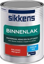 Sikkens Binnenlak - Verf - Zijdeglans - Mengkleur - RAL3020 - 1 liter