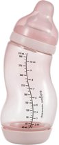Difrax Babyfles 310 ml Wide - S-fles - Anti-Colic - Lichtroze - 1 stuk