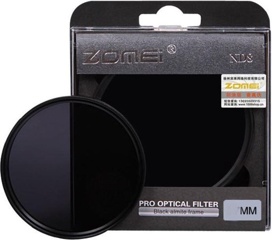 Zomei 72mm ND8 grijsfilter ND filter