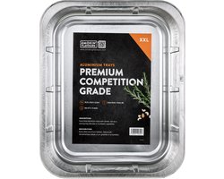 Aluminium Bakken XXL | 5 stuks | 32,5 x 26,5 x 6,5 cm | Groot formaat | Perfect voor bereiden, bewaren en serveren