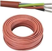 SIHF 2x2,5 flexibele silicone kabel - per meter of op rol - SIHF2X2