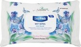 Deepfresh Wet Wipes Orchid Blossom  - 100 stuks - pH neutraal - Alcohol vrij