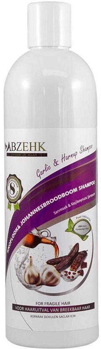 ABZEHK Knoflook en Johannesbroodboom Shampoo, 400ml