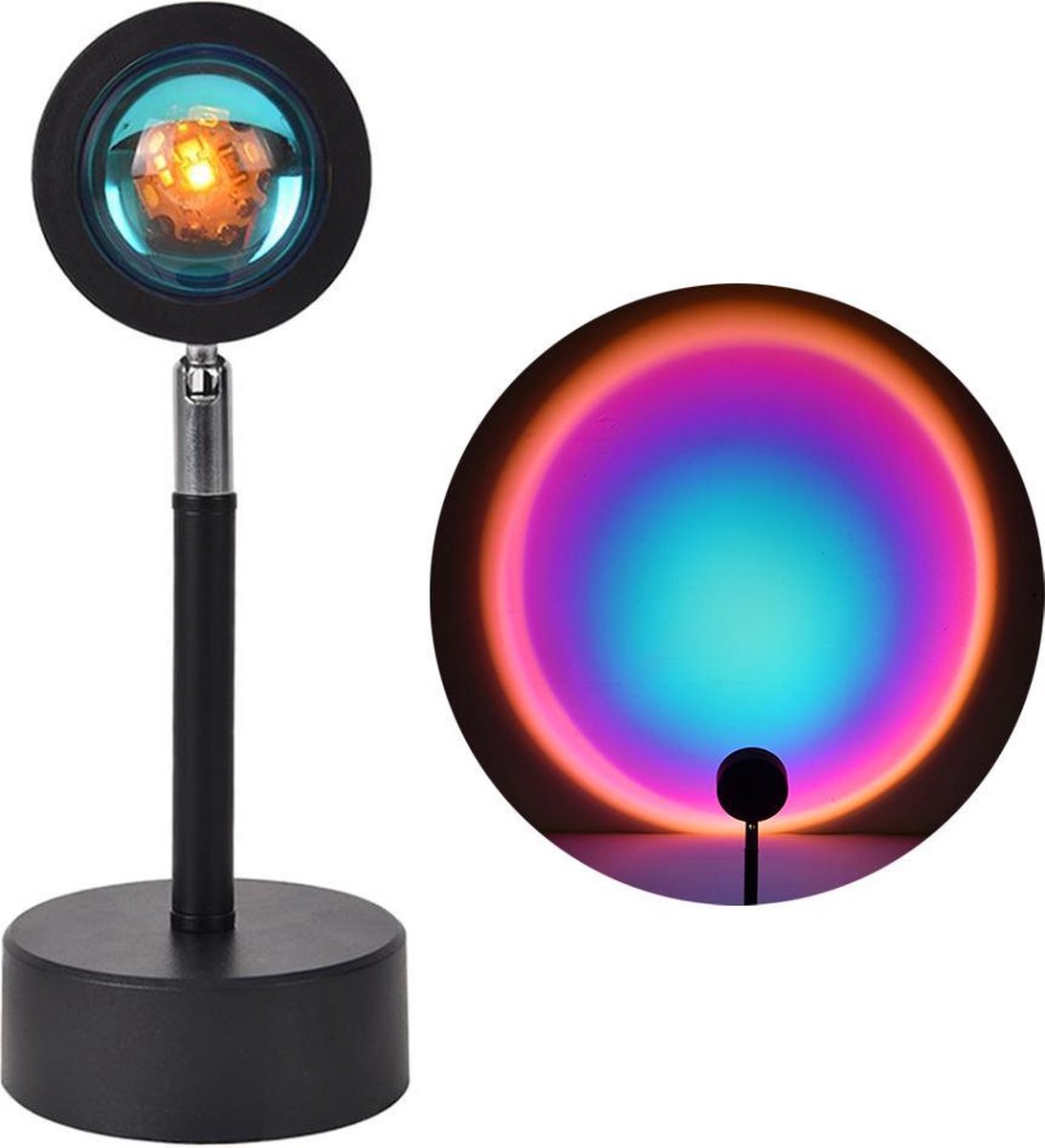 bol.com | Dominal® Sunset Lamp - Zonsondergang Lamp - Sunset Projection