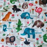 Verschoningsmatje alphabet animals