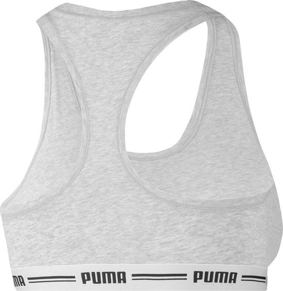 PUMA PUMA WOMEN RACER BACK TOP 1P HANG Soutien-gorge femme - gris chiné - Taille S