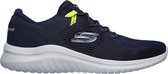 Skechers Sneakers - Maat 42 - Mannen - donkerblauw/wit/limegroen