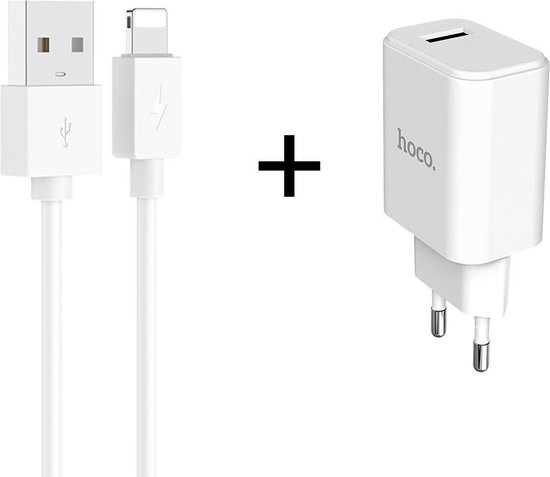 iPhone Lader - Premium USB Oplader inclusief lightning kabel van 2 Meter -  Apple... | bol