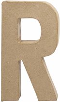 Letter, R, H: 20,5 cm, B: 11,7 cm, dikte 2,5 cm, 1 stuk