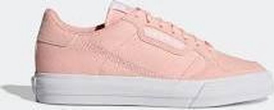 Adidas Continental Vulc - Maat 46 - Zalm Roze, Wit