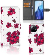Mobiel Hoesje Xiaomi Mi 11 Book Case Blossom Red