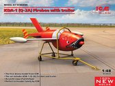 1:48 ICM 48400 Q-2A (KDA-1) Firebee with trailer (1 airplane and trailer) Plastic Modelbouwpakket