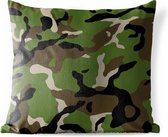 Buitenkussens - Tuin - Militair camouflage patroon - 50x50 cm