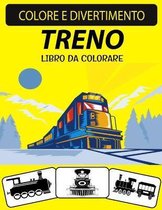 Libro Da Colorare del Treno