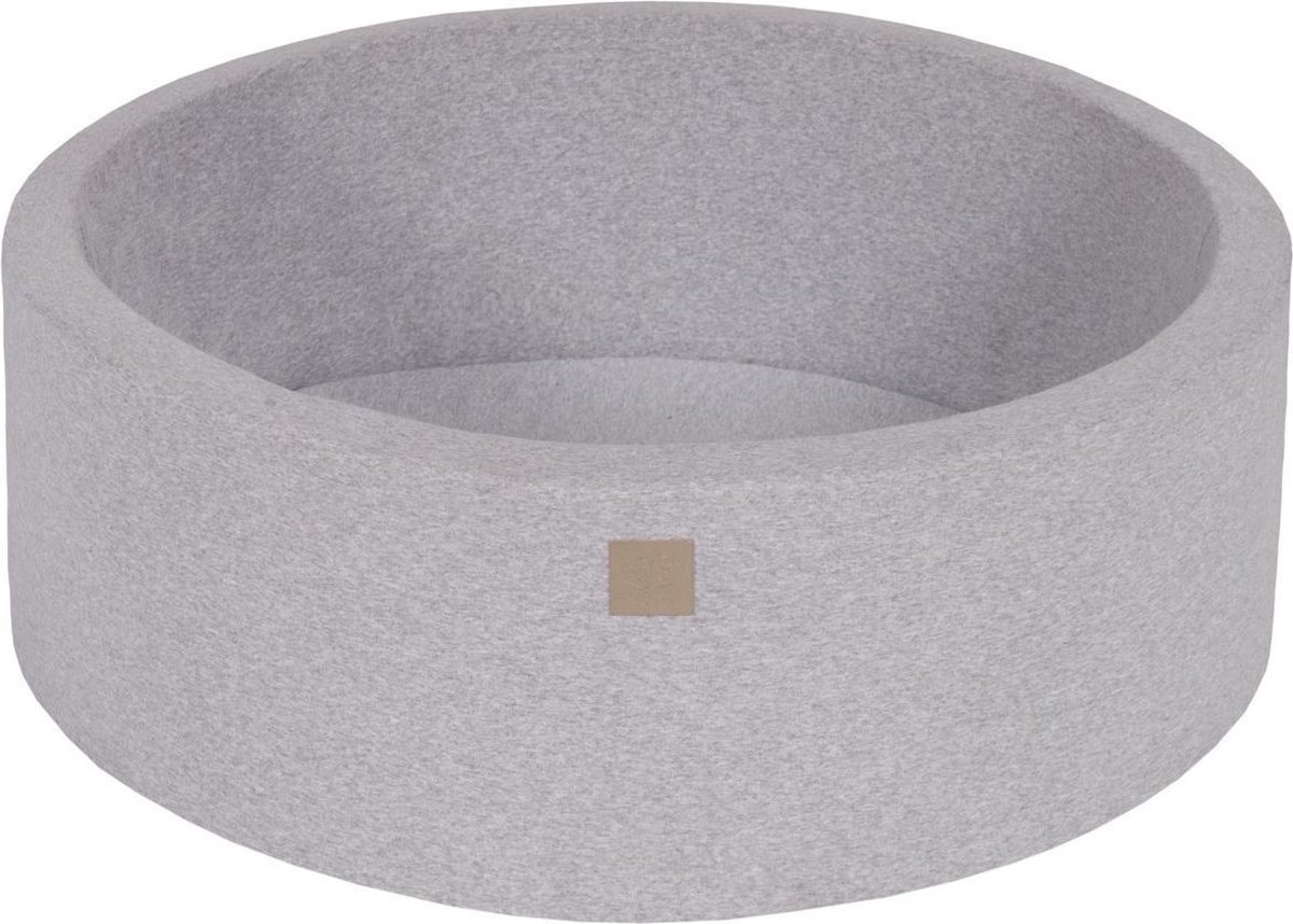 Ronde Ballenbak zonder ballen - 90x30 cm - Licht Grijs