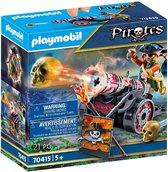 PLAYMOBIL Pirates Piraat met kanon - 70415