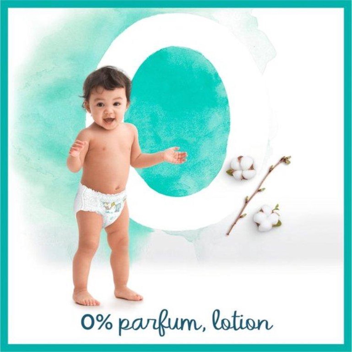 Pampers Harmonie Taille 6 - 111 Couches - 13kg+ - Pack 1 Mois