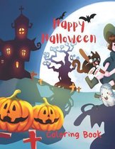 Happy Halloween Coloring Book