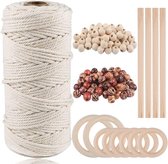 Macrame pakket - Macrame wandkleed - Macrame touw - Macrame pakket beginners - Macrame plantenhanger - Macrame diy - Macrame pakket