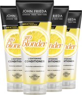 4x John Frieda Sheer Blonde Go Blonder Conditioner 250 ml