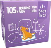Easypets Puppy Training Pads - Zindelijkheidstraining - Hondentoilet - 58 x 58 cm - 105 stuks